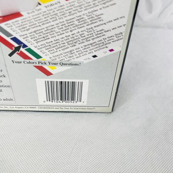 Charisma: The True To Your Colors Board Game 1989 NEW SEALED - Picture 4 of 4